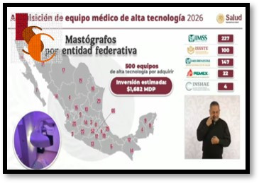 Campeche recibirá 9 equipos médicos de alta tecnología en 2026. 